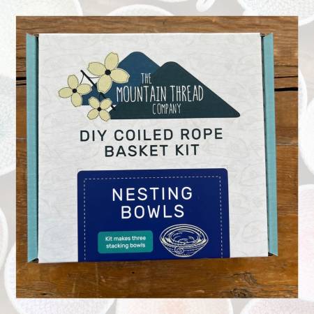 The Mountain Company Coiled Rope Basket Kit Nesting Bowls # 1NBKIT15