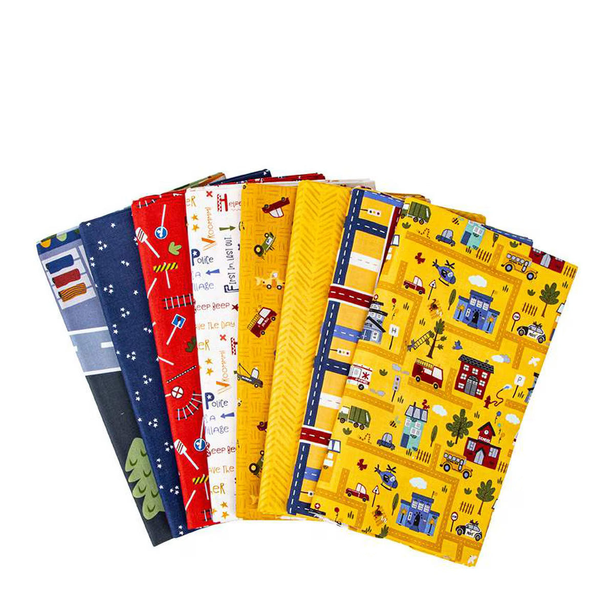 It Takes a Village 1-Yard Bundle Sunshine (total 7 yrds and 1 panel