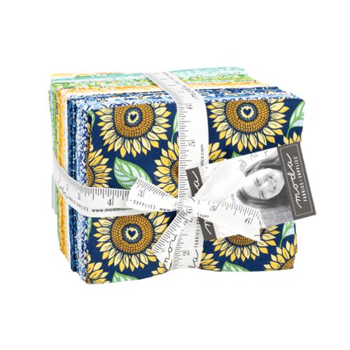 Sunflowers My Heart Fat Quarters AB 29 skus 27320AB Moda Precuts#1