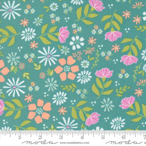 Laguna Sunrise Teal 37680 18 Moda By the yard