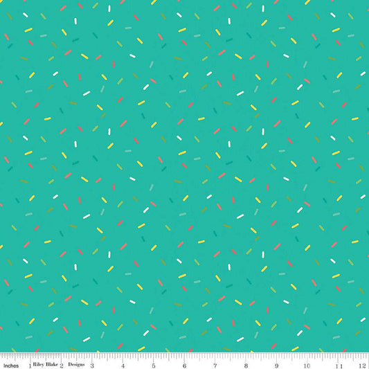 Riley Blake Gingham Cottage Confetti Teal