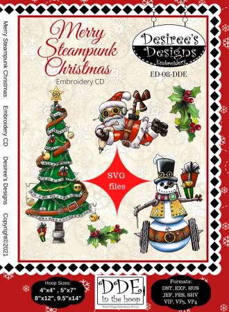 Desiree's Designs Merry Steampunk Christmas # ED-08-DDE