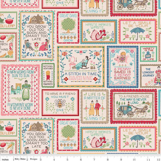 Lori Holt Mercantile Home Décor Vintage Advice Multi by the yard