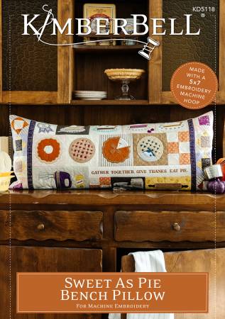 Kimberbell Sweet As Pie Bench Pillow # KD5118