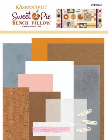 Kimberbell Sweet as Pie Bench Pillow Embellishments kit