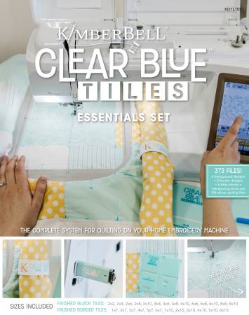 Kimberbell Clear Blue Tiles Essentials Set # KDTL105