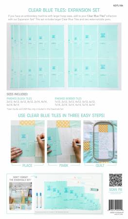 Kimberbell Clear Blue Tiles Expansion Pack # KDTL106