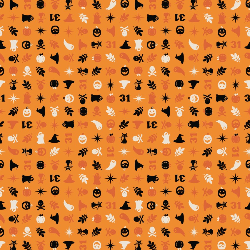 Pumpkins and Potions Designer: Kimberbell Halloween Charms orange MAS10573-O Fabric by the yard