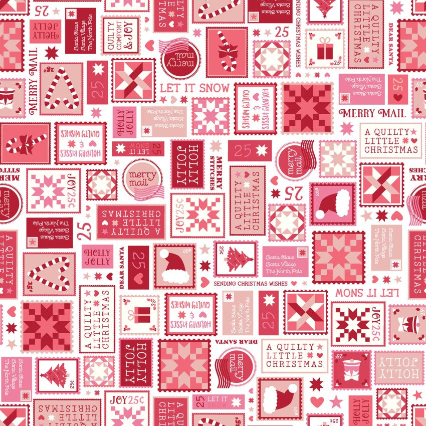 A Quilty Little Christmas Designer: Kimberbell Letters red by the yard Pre-Order July MAS10575-R