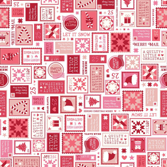 A Quilty Little Christmas Designer: Kimberbell Letters red by the yard Pre-Order July MAS10575-R