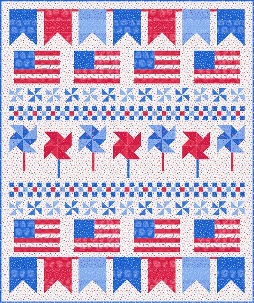 Moda Holiday Americana Kit KIT20760 Moda Precuts#1