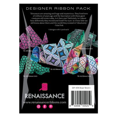 Tula Pink Roar! Storm Designer Pack Ribbon  RRDP104