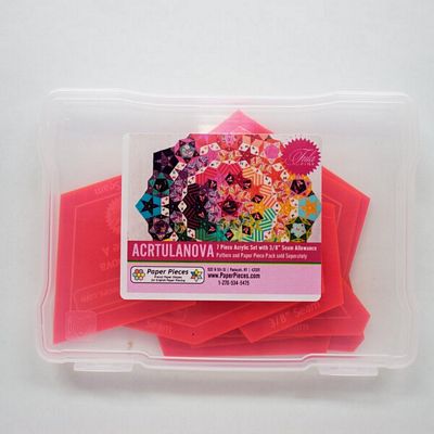 Tula Nova 7 Piece Acrylic Template Set. Tula Pink TULANOVA-038