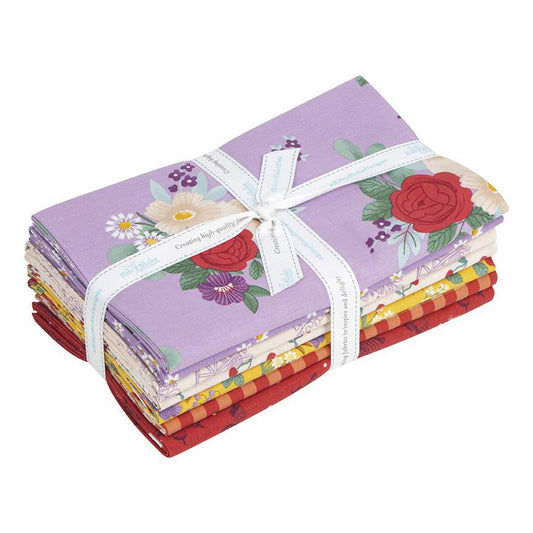 Riley Blake Sweet Picnic 1-Yard Bundle(7) Lilac