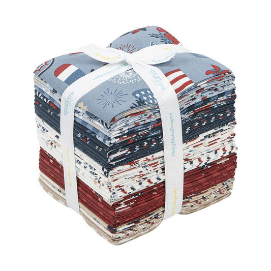 Riley Blake Red, White and True Fat Quarter (30) Bundle Riley Blake